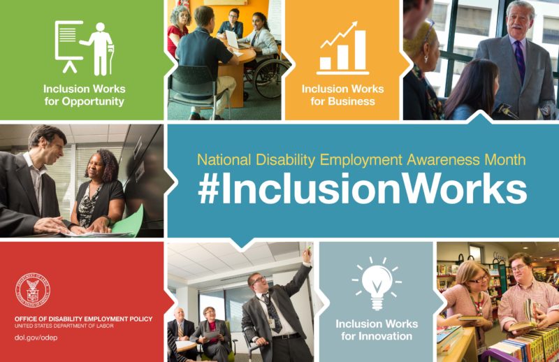 NDEAM - Inclusion Works: Inclusion Workds for Opportunity, Inclusion Works for Business, Inclusion works for Innovation